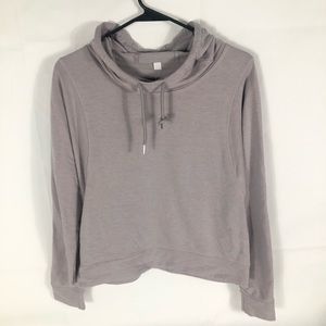 Apana Pullover Womens Small  Hoodie Gray Workout Athleisure Top
